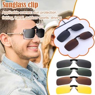 Sunglasses Clip Delication Clip-on Polarized Day Night Vision Flip-up Sunglasses Driving I1z6