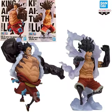 Bandai Banpresto 100%Original One Piece KING OF ARTIST Monkey D. Luffy Anime Figures Toys for Kids G