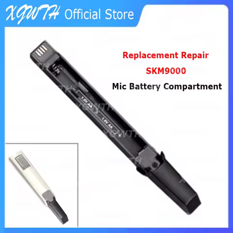 Replacement Repair Wireless Handheld Microphone Battery Compartment For Sennheiser SKM9000 Tube Body