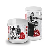 5% Nutrition Rich Piana Bundle | AllDayYouMay Amino Acid BCAA Powder (Push Pop) + Kill It Reloaded H