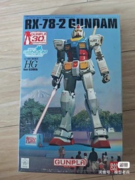 Bandai/萬代 HG 1/144 RX-78-2 高達模型 30週年靜岡公園限定版