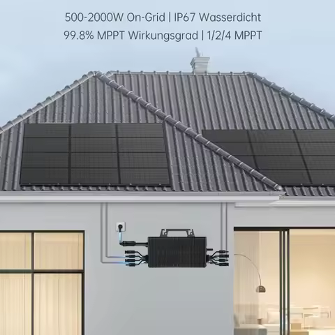 SUKFLOW SV500- PRO DC16-60V To AC190-270V On Grid Tie Micro Inverter 500W Solar Power Mini Inverter