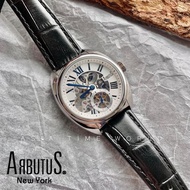 ARBUTUS City Lover AR1702 Automatic Ladies Watch Stainless Steel / Leather Strap