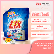 Nước giặt Lix matic hương nước hoa túi 32kg NGM04 Lixco Việt Nam