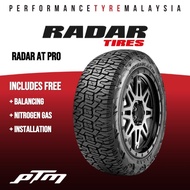 17 18 20 inch Radar AT Pro All Terrain 4x4 Tyre (FREE INSTALLATION/DELIVERY)