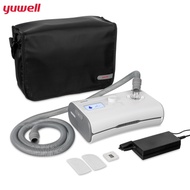 Yuwell เครื่อง CPAP แบบอัตโนมัติ YH-550แบบพกพาพร้อมเครื่องทำความชื้นด้วยความร้อนของแท้สำหรับป้องกันอ
