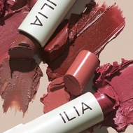 ILIA Balmy Hydrating Moisturizing Lipstick ลิปสติกเนื้อแมท ติดทนนาน ไม่ซีดจาง ให้สีลิปที่เข้มข้น ป้อ