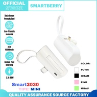 powerbank mini 2in1 smartberry / powerbank mini / powerbank travel /