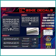 ✗ ➤ ◮ WECAST Spanker Bike Frame Decals Sticker for Mountain Bike and Road Bike