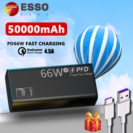 ESSO Power bank heavy duty original 12000mah 30000mah power bank Super fast charging 50000mah 80000m