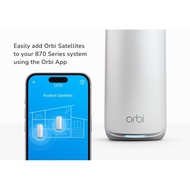 NETGEAR Orbi 870 BE21000 (RBE870) Tri-Band WiFi 7 Mesh Add-On Satellite