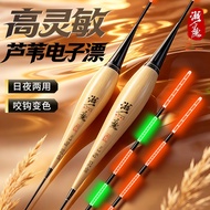 Lake Magic Shell Reed Luminous Float Hard Tail Bite Hook Color-changing Electronic Float Day Night D