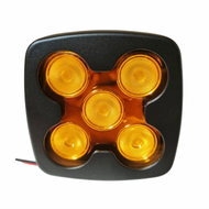 LAMPU LED TEMBAK SOROT KUNING NYEBAR 5 MATA 50 WATT 12-24 VOLT