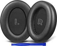 SOULWIT Replacement Earpads for Bose QuietComfort(QC) Ultra Wireless Headphones, Ear Pads Cushions with Softer Leather, High-Density Noise Cancelling Foam, Added Thickness - Black