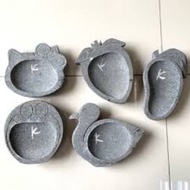 CHARACTER STONE MORTAR, hello kitty shaped stone mortar, duck mortar, mango mortar, strawberry morta