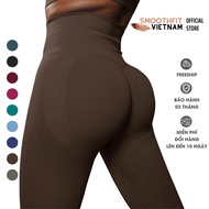 Women's High Waist Gym Pants - High Quality Textile SmoothFitVN Q6600 4-Way Stretch - Gym, Yoga, Fit
