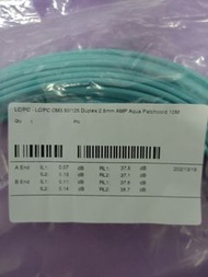 AMP LC/LC OM3 Multi-mode fiber cable 10M