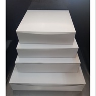 White cake box layer cake box 8", 9", 10", 12"