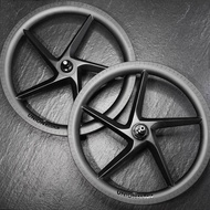 Bike Wheelset 16 Inch 349 Wheels Carbon Fiber 7 speeds TPI Ceramic Bearing For Pline Tline ACE C5