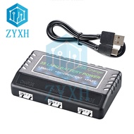 BMS 3S 11.1V Lithium Battery Balancer Charger 3 Port Li-ion Li-po Smart Charging LED Indicator DC 5V