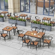 Simple Balcony Table And Chair Set Courtyard Garden Fallow Outdoor Furniture Anticorrosion Outdoor T
