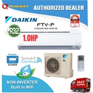Daikin 1.0hp Non Inverter Air Conditioner FTV28PB &amp; RV28PBV1M ((WiFi)) R32 Standard Non-Inverter Aircond FTV-P Series