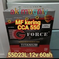 Xtrail Serena Mirage Camry Juke G Car Battery Force Mf 55D23L 12V 60Ah