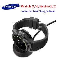 Original SAMSUNG Wireless Fast Charger Base For Galaxy Gear S3/S2 Classic Watch Charger Dock Watch 3 4 46/42mm Active 1/2 Charge