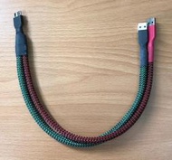 USB 3.0線材 microB公-2A公 0.4M 二手