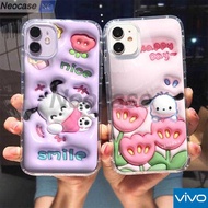 HP [B05] Case Clear Camera Protect Vivo Y02 Y22 Y02S Y35 Y15S Y76 Y20 Y21 Y33S Y75 Y91 Y91C Y53 Y12 