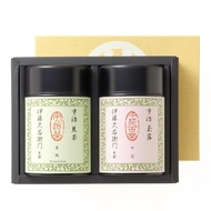 Ito Kuemon Uji Tea Sencha and Gyokuro Tea Leaves in a Can Set – Green Tea Assortment in a Decorative