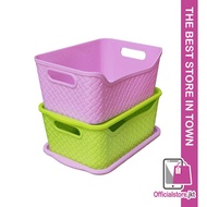 OSJ - Multipurpose Storage Basket - Multipurpose Container Tray with Cover - Marinka Basket (L-606 C