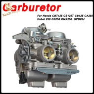 KuLeyp คาร์บู คู่ แท้ พร้อมจัดส่ง เหมาะสำหรับ ฮอนด้า รีเบล 250 Honda Rebel 250 CMX 250 C CMX250 CA25