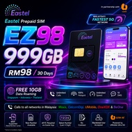 Eastel Prepaid Starter SIM Card | Pilih 4 Digit Sendiri | MNP Kekal Nombor Lama | 5G Ready Join Agen
