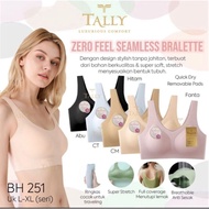 TALLY BRA BRALETTE KEMBEN 251 CUP B SEAMLESS SLIP MEDIUM FOAM FX