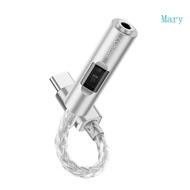 Mary Reliable USB C to 3 5mm Sound Processor with Low Noise and Broad Frequency extent for Music Ent