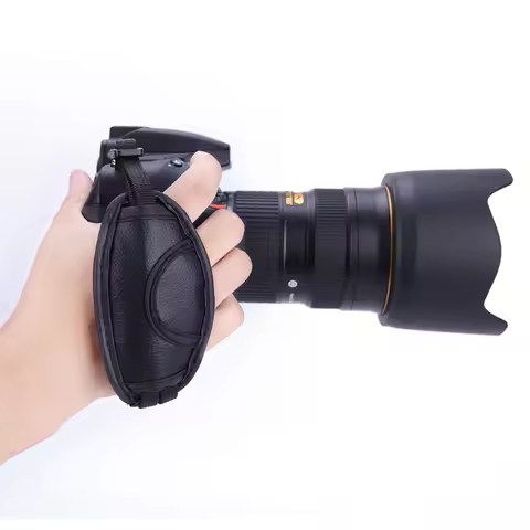 Black Hand Grip Camera Strap PU Leather Hand Strap For Dslr Camera For Sony For Nikon For Canon D800