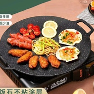 Grill Tray Non-Stick Coating Size 28CM/30CM/32CM Korean Flat Pan Grilled Butter/Steak Heats Up Quick