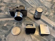 Contax G1 Camera with Lenses and Flashes
