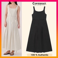 COVERNAT Women's Pleat Sleeveless One-Piece Dress - 2 Colors