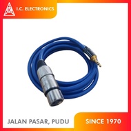 3FV/NYS231-1M5-BU - (1 Meter) XLR Female To 3.5mm Plug