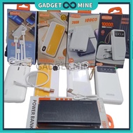 Powerbank 100000mAh Super Fast Charge Dengan 3 Kabel Power Bank Layar LED Baterai Besar Pengisian Ce