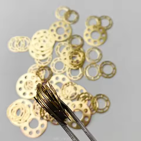 1/3 Set Folding Knife Brass Washer Gasket For Chris Reeve Large Sebenza Umnumzaan Metal Copper Flat 