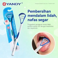 YANDY Tongue Cleaner is suitable for oral care, cleaning the mouth, freshening breath, and is gentle