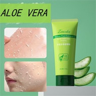 [ Ready Stock ] Lencolor Aloe Vera Exfoliating Gel Cleansing Face Remove Dirt Nourishing Moisturizin