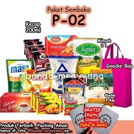 [#P-02] Paket Sembako Gula Kopi Hemat Murah Lengkap Komplit Belanja