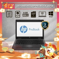 (Refurbished) HP ProBook 6470B (i5-3320M 3.30Ghz,500GB SSD,4GB,14",Intel,W10P)