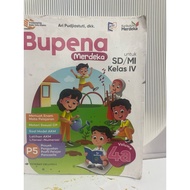 Used Book BUPENAOriginal 4A, 4b, 4c, 4d Erlangga Independent Curriculum