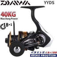 2022 NEW Ready Stock Comparable To DAIWA Mesin Pancing Max Drag 40kg Fishing Reel 6+1BB High Speed Gear Ratio Spinning Reel Shimano Saltwater Reel Fishing Accessories Rod HIGH SPEED LURE FISHING CASTING REEL MESIN PANCING