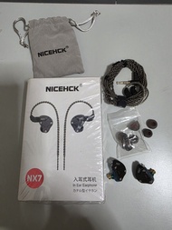 NICEHCK NX7 可換線 混合單元 入耳式 耳機 cm 兩針 2 pin earphone